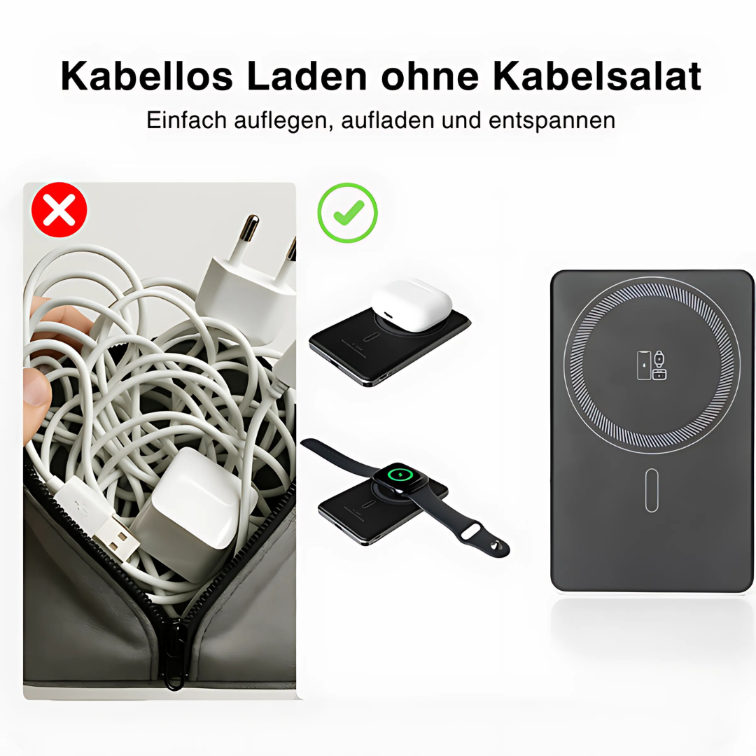 Magnetische Powerbank mit Display