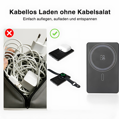 Magnetische Powerbank mit Display