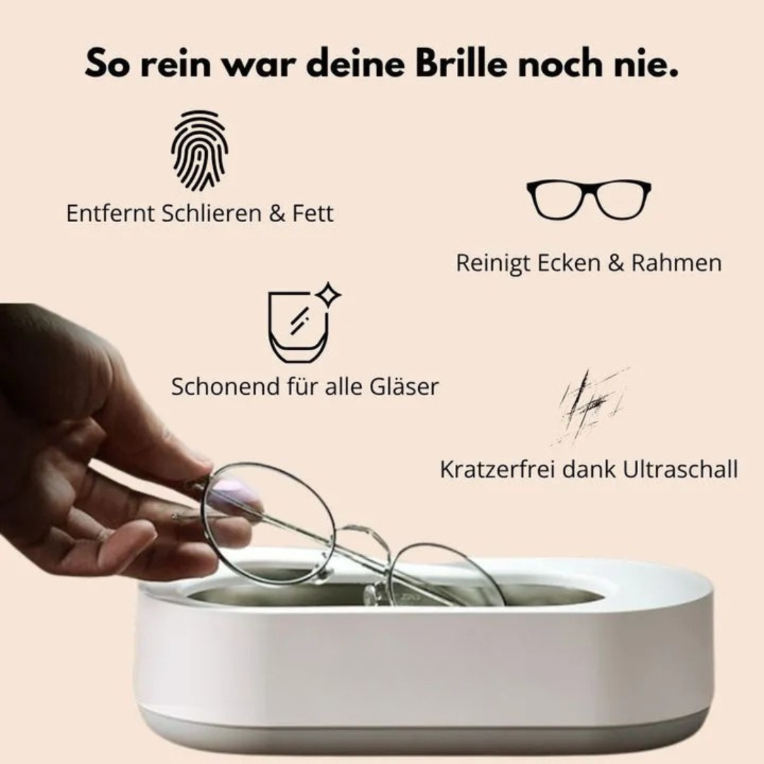 Ultraschallreiniger für Brillen & Schmuck
