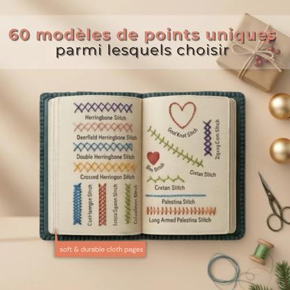 Livre de points de broderie