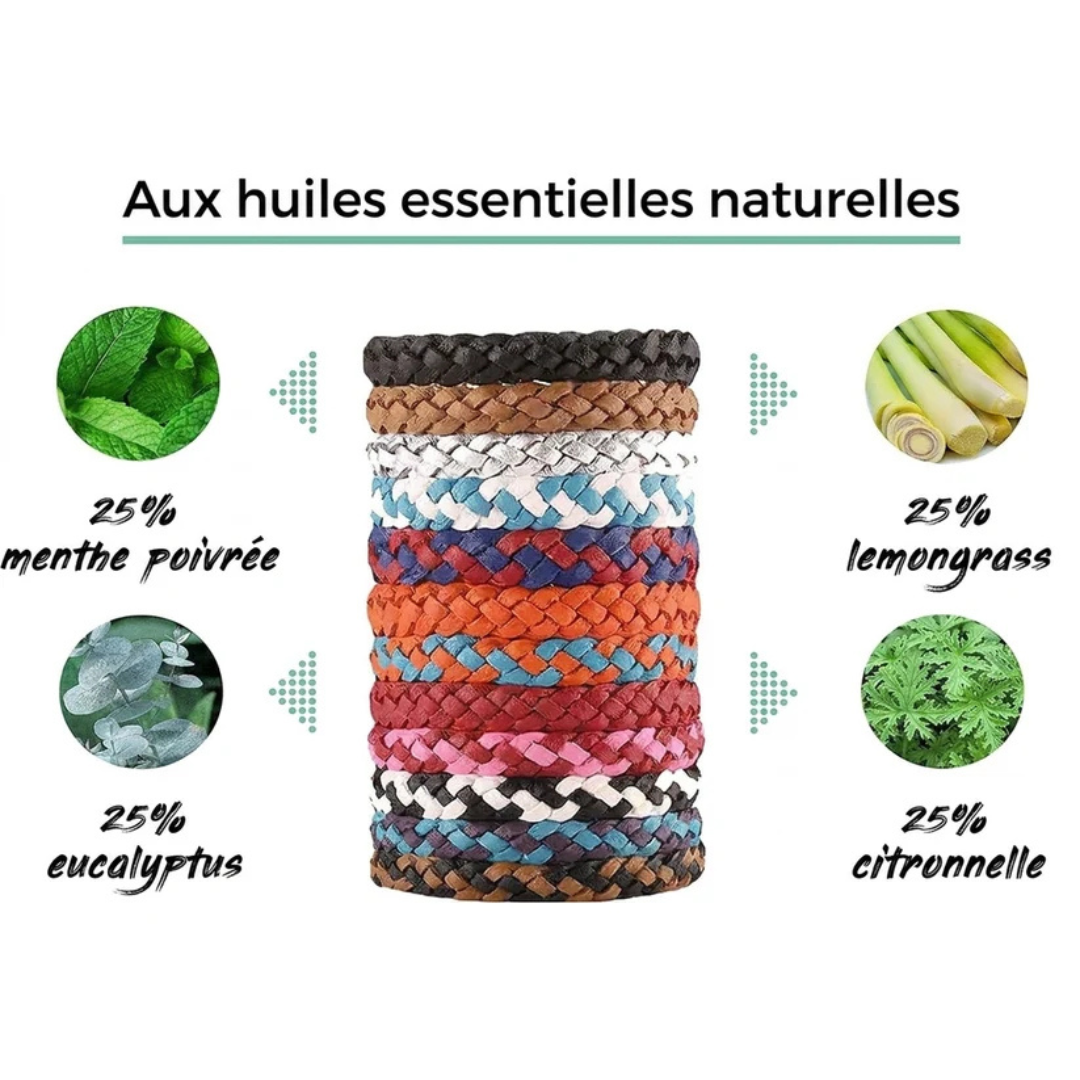 Bracelet Anti-Moustique Naturel
