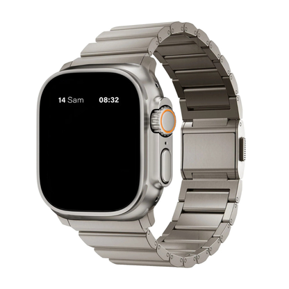 Titanarmband für eine Smartwatch