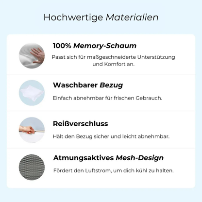 Orthopädisches Nackenkissen