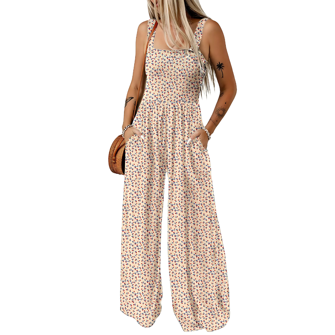 Combinaison imprimée bohème femme