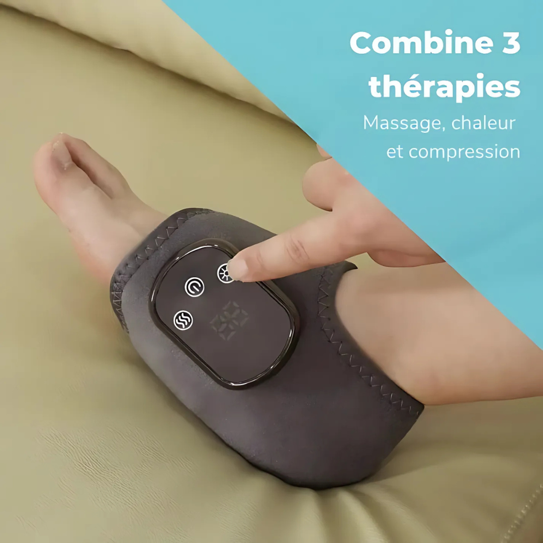 Chausson de massage chauffant 3-en-1