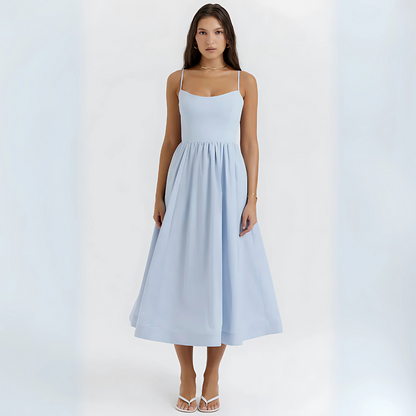 Damen Midikleid mit Trägern