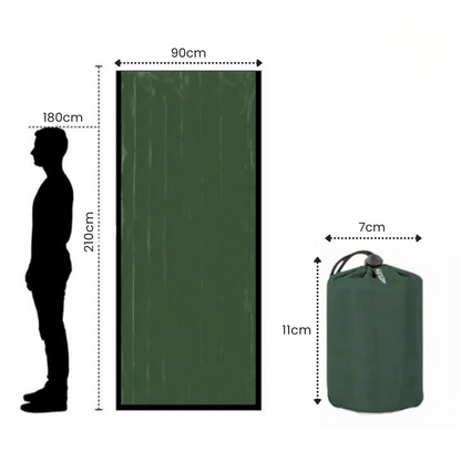 Kompakte, wasserdichte Überlebens-Tasche