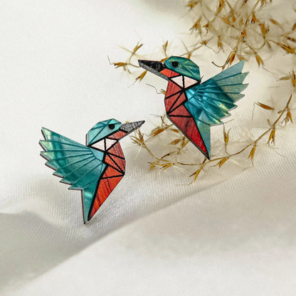 Ohrringe „Eisvogel“