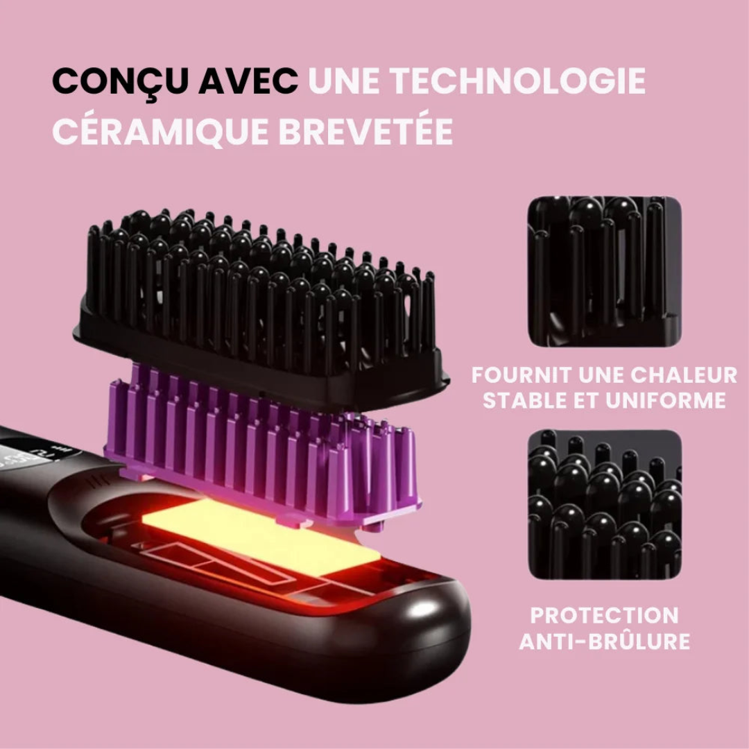 Beheizbare Glättungsbürste