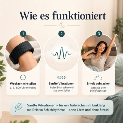 Intelligentes Armband mit Vibrationswecker
