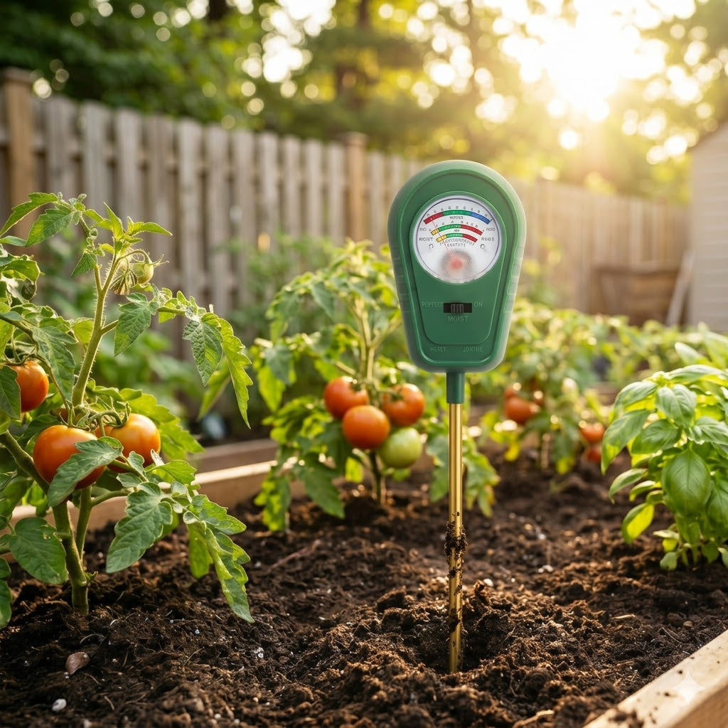 Testeur de sol 3-en-1 pour plantes