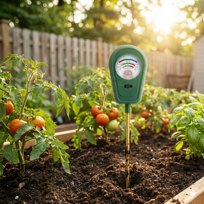 Testeur de sol 3-en-1 pour plantes