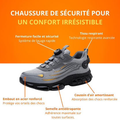 Chaussures de Sécurité ProSafe - Sécurité renforcée, confort assuré.