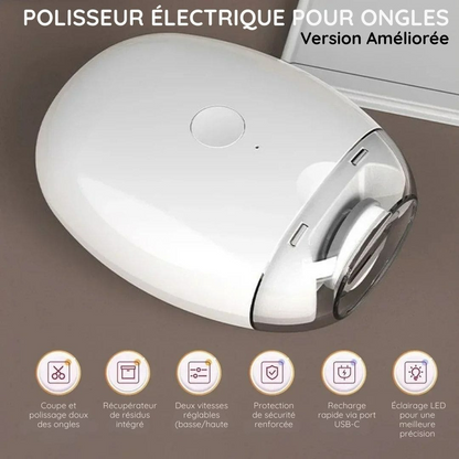 Schmerzfreier elektrischer Nagelknipser für Kinder und Erwachsene