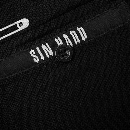 Schwarzes Flanellhemd Herren