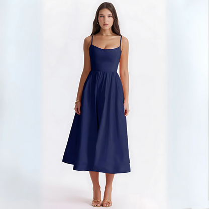 Damen Midikleid mit Trägern