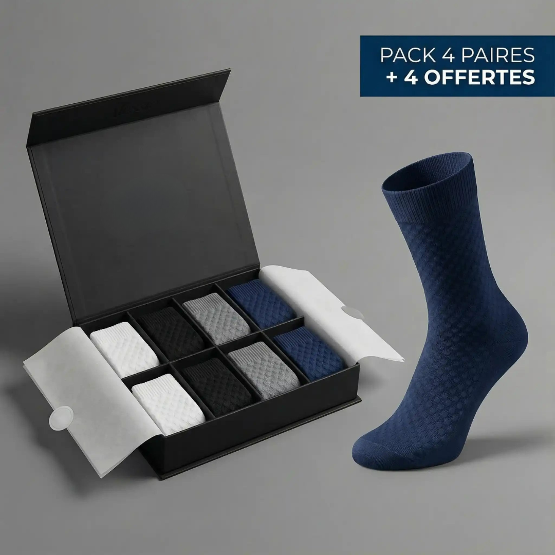 Chaussettes Mi-Haute en Fibre de Bambou Premium