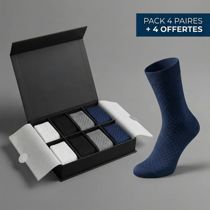 Chaussettes Mi-Haute en Fibre de Bambou Premium