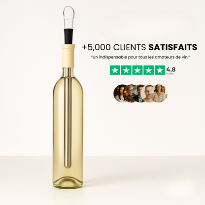 Tragbarer Weinkühler aus Edelstahl