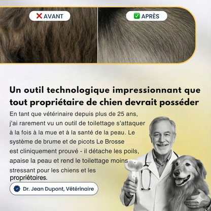 3-in-1-Dampf-Pflegebürste für Haustiere