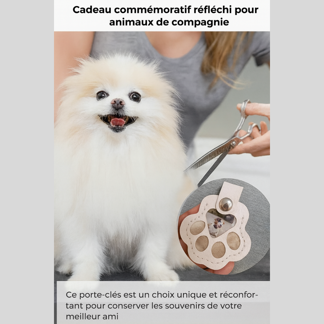 Schlüsselanhänger mit Tierabdruck als Souvenir