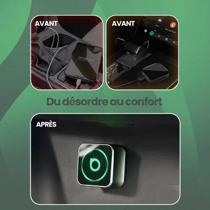 Mini Cube Connecteur CarPlay & Android Auto