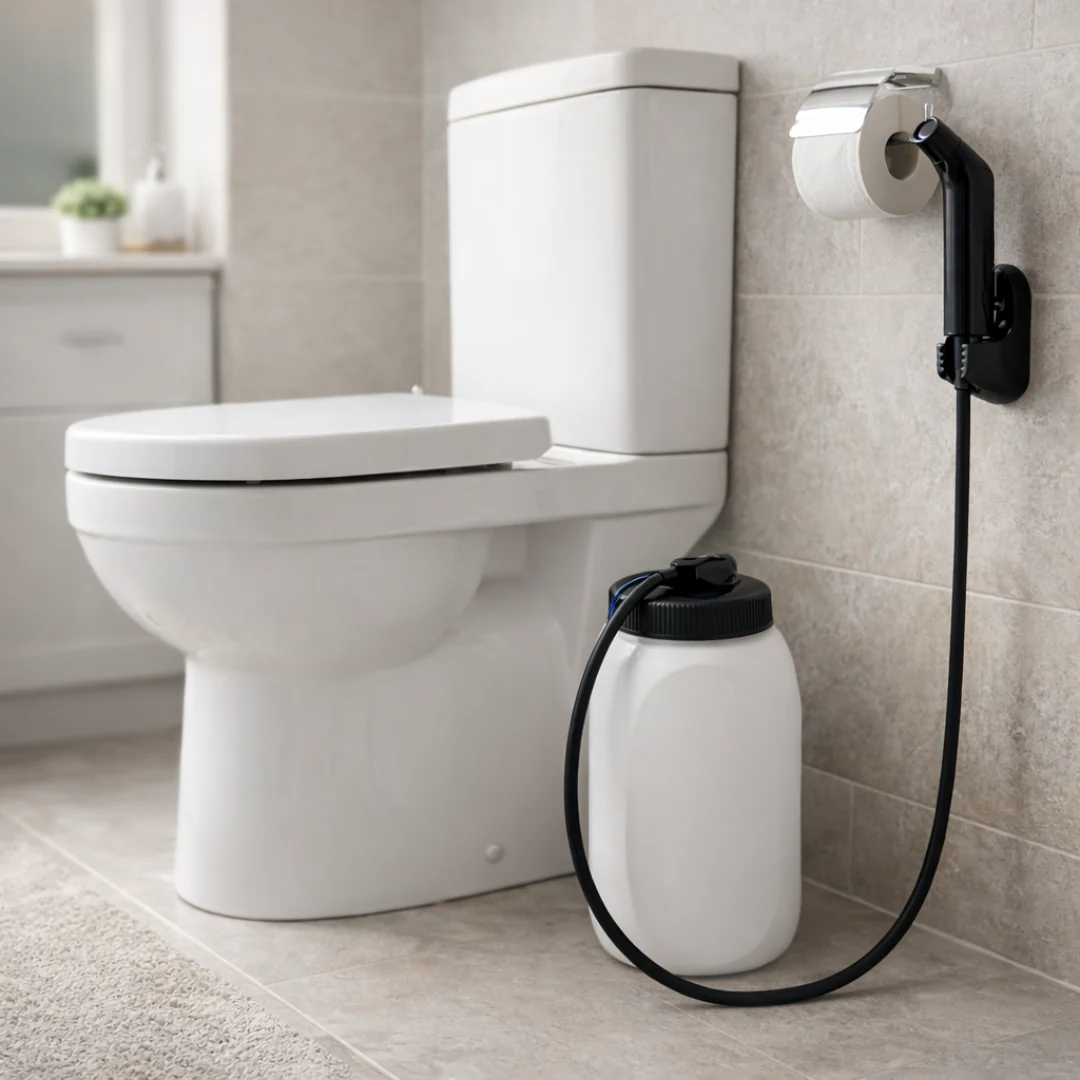 Tragbares Bidet ohne Installation