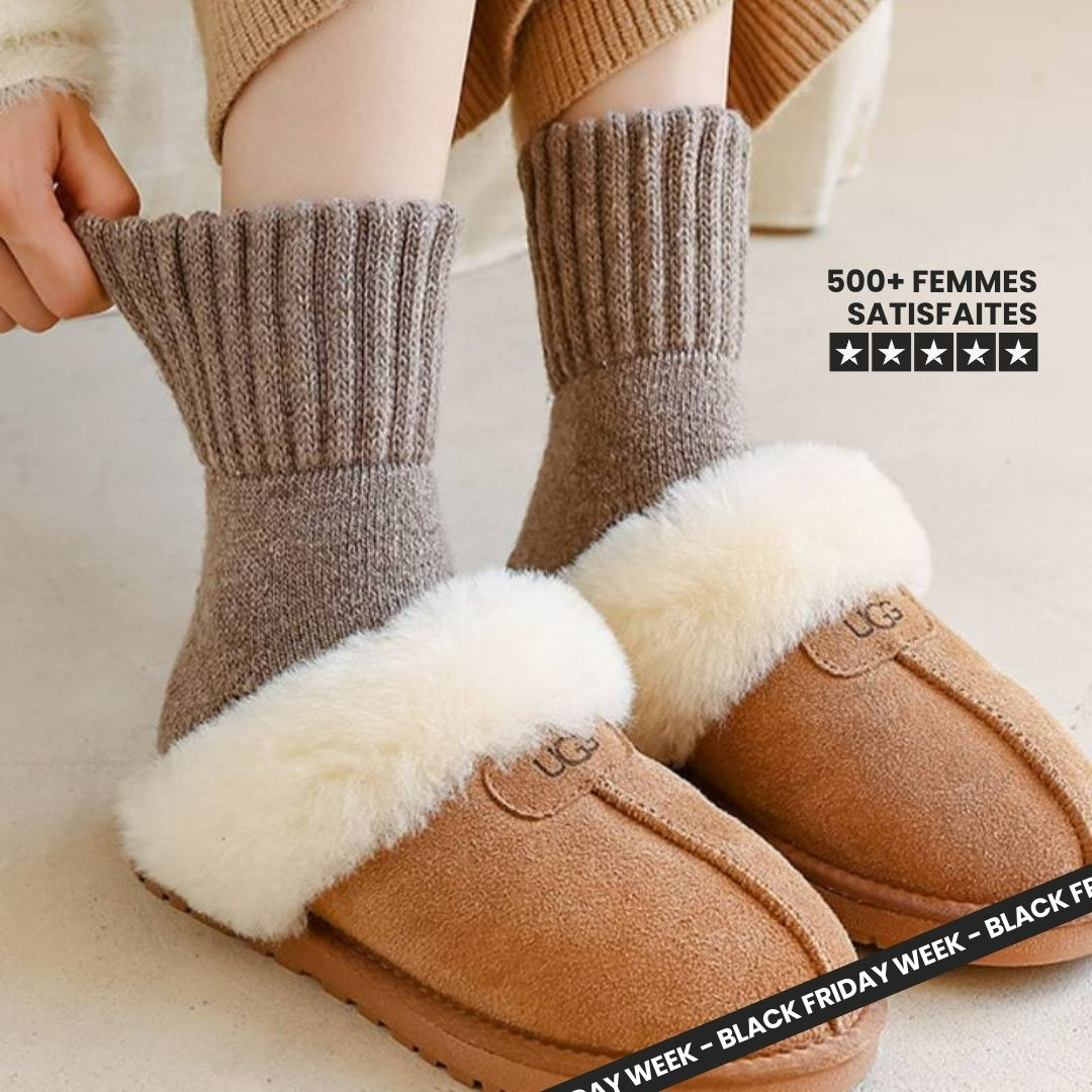 Dicke, weiche Wintersocken