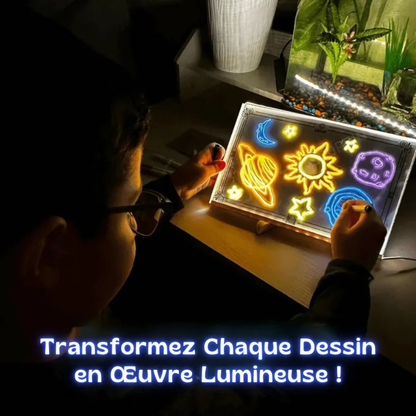 Tablette lumineuse de dessin pour enfants