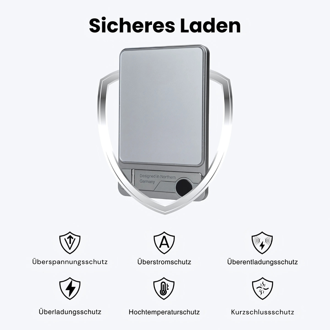 Magnetische Powerbank mit Display