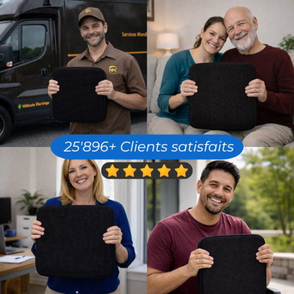 Ergonomisches Sitzkissen aus atmungsaktivem Gel