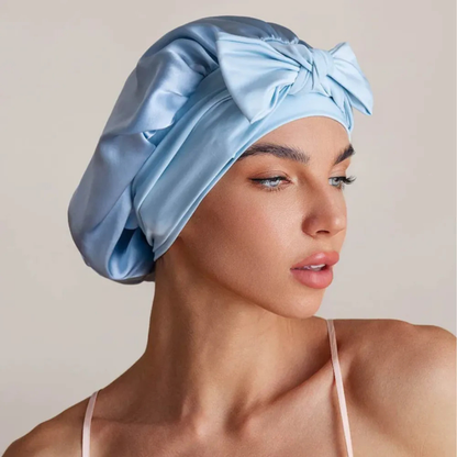 Bonnet de nuit en soie