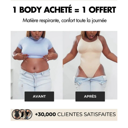 Body sculptant taille haute