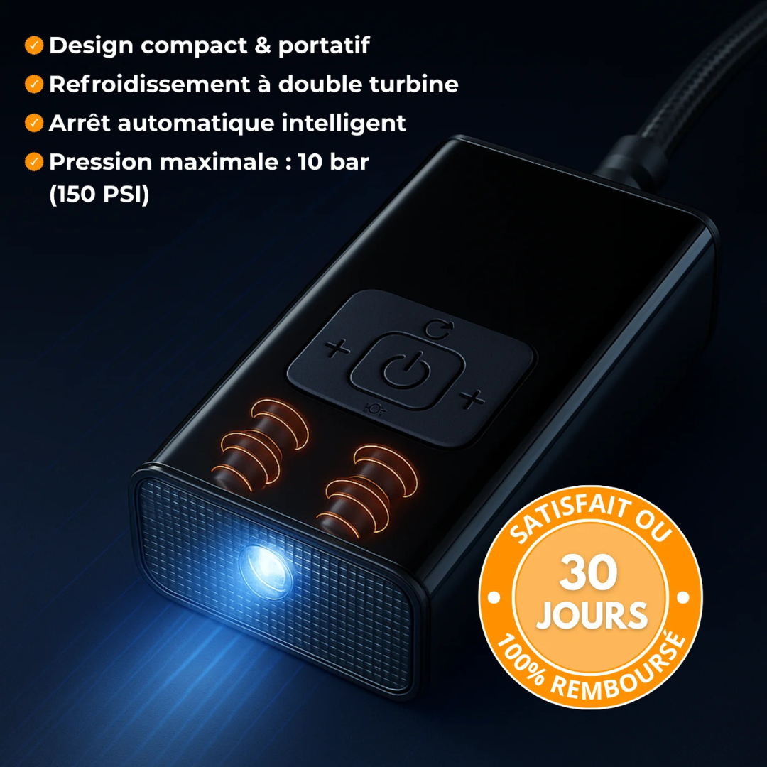 Compresseur d’air sans fil intelligent