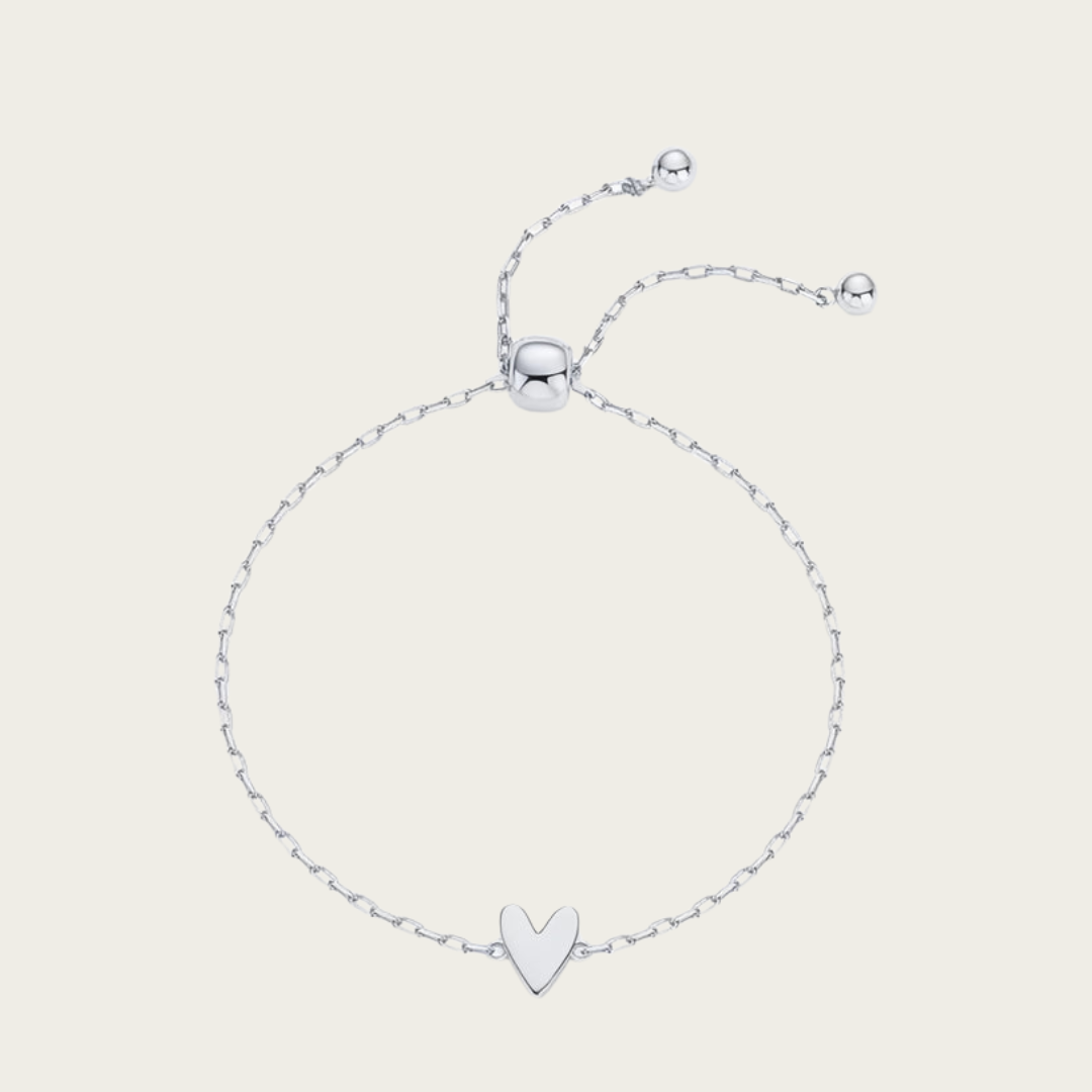 Armband mit bezaubernden Herzen, vergoldet