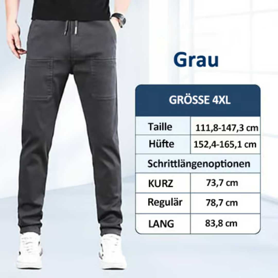 Multifunktionale Herren-Hose mit sportlich-elegantem Schnitt