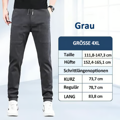 Multifunktionale Herren-Hose mit sportlich-elegantem Schnitt