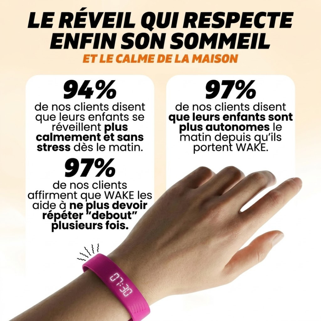 Vibrierendes Weckarmband für Kinder