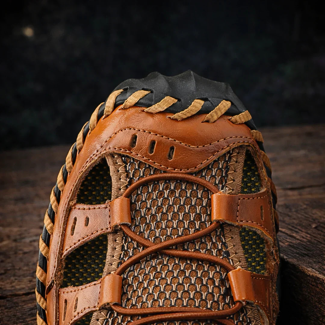 Sandales Homme en Cuir Confortables