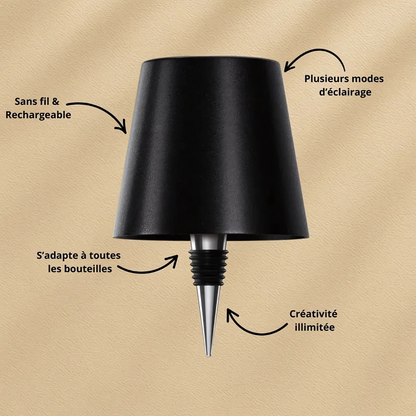 Lampe LED sans fil pour bouteilles