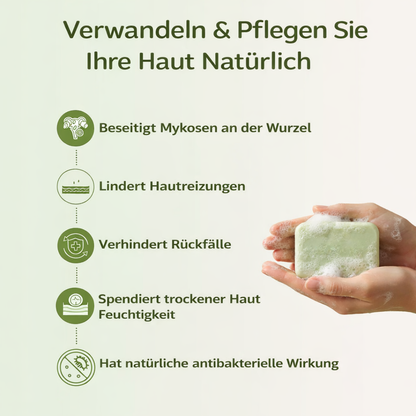 Natürliche antimykotische Seife