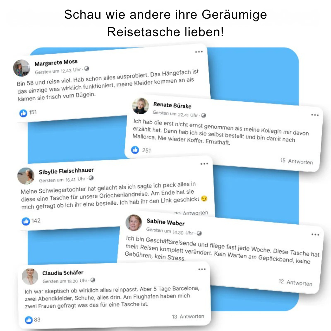 Geräumige und praktische Reisetasche
