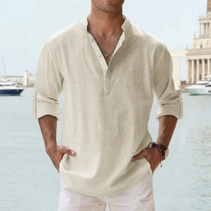 Chemise lin respirant homme été léger