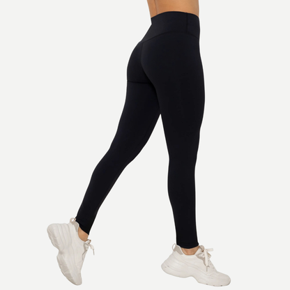 Sportleggings Damen High Waist Leo Print