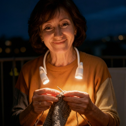 Ergonomische Halslampe