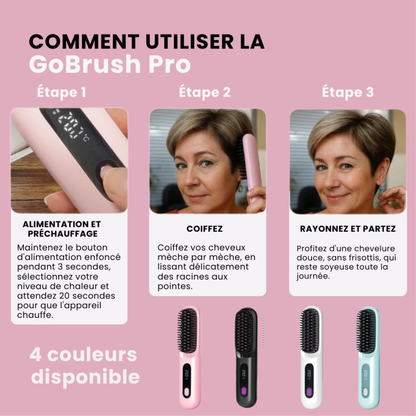 Beheizbare Glättungsbürste