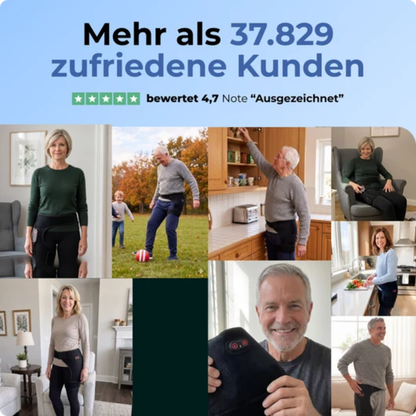 4-in-1-Heiz- und Massagegürtel für die Hüften