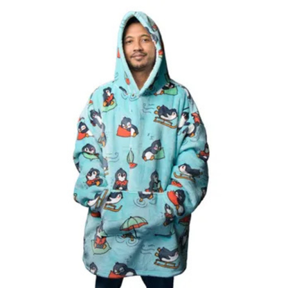 Plaid à Capuche Ultra Doux