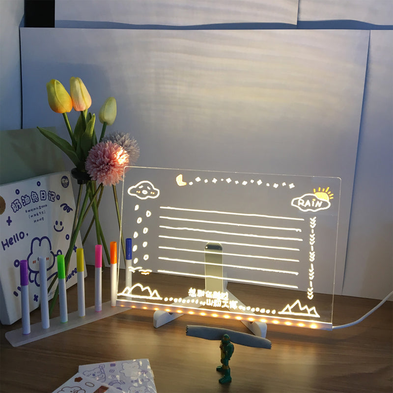 Tableau à dessin LED avec couleurs 1+1 Gratuit