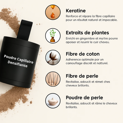 Poudre densifiante pour cheveux